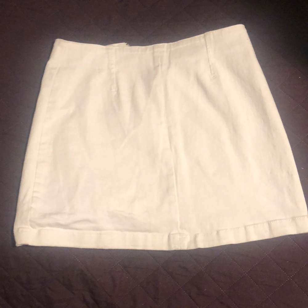 White skirt
